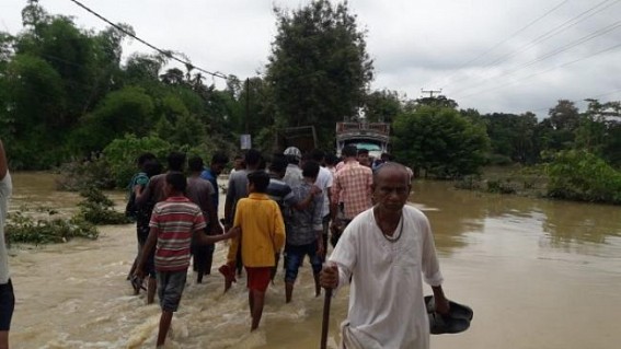 1500 families homeless due to flood in Tripura 1500 families homeless due to flood in Tripura
